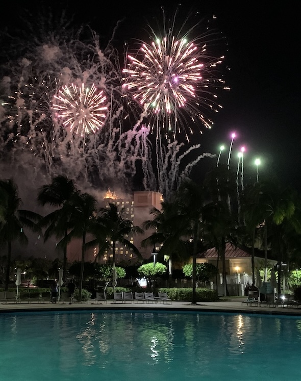 Fireworks in Nassau