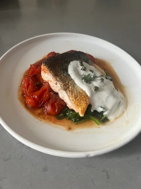 Normal ingredients, intentional plating